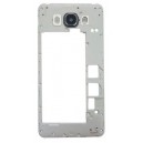  WHITE CENTRAL COVER SILVER SAMSUNG SM-J710 GALAXY J7 (2016)