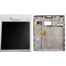 LCD CON TOUCH SCREEN BIANCO BALCKBERRY Q30 PASSPORT CON FRAME