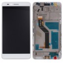 LCD for Huawei Honor 5x Cell Phone, withe, with touchscreen, with frame 