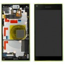 LCD SONY XPERIA Z5 COMPACT WITH TOUCH SCREEN AND FRAME YELLOW