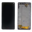 DISPLAY CON TOUCH SCREEN E FRAME ZTE NUBIA Z5S MINI COLORE NERO