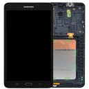 DISPLAY SAMSUNG SM-T285 GALAXY TAB A 7.0 2016 LTE CON TOUCH SCREEN E FRAME COLORE NERO ORIGINALE