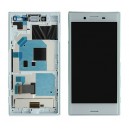 DISPLAY SONY XPERIA X COMPACT F5321 CON TOUCH SCREEN COLORE AZZURRO ORIGINALE