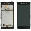 DISPLAY CON TOUCH SCREEN E FRAME SONY XPERIA Z3 PLUS E6553 COLORE NERO 