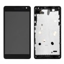 DISPLAY MICROSOFT LUMIA 535 CON TOUCH SCREEN E FRAME COLORE NERO versione  CT2C1607FPC