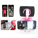 SILICONE SUPPORT FOR MOBILE PHONE COLOR PINK