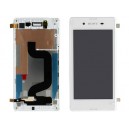 DISPLAY SONY XPERIA E3 COMPLETO CON FRAME COLORE BIANCO