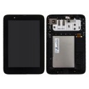 DISPLAY LENOVO A7-30 A3300 CON TOUCH SCREEN E FRAME COLORE NERO