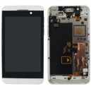 DISPLAY BLACKBERRRY Z10 COMPLETO DI FRAME BIANCO VERSIONE 3G