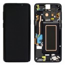 LCD WITH TOUCH SCREEN AND FRAME SAMSUNG GALAXY S9 SM-G960 BLACK COLOR ORIGINAL