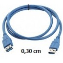 Prolunga USB 2.0 da 0,30cm AM/AF