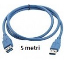 Prolunga USB 2.0 da 5mt AM/AF