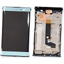 LCD CON TOUCH SCREE E FRAME SONY XPERIA XA2 H3113 COLORE AZZURRO