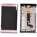 LCD CON TOUCH SCREE E FRAME SONY XPERIA XA2 H3113 COLORE ROSA