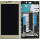 DISPLAY CON TOUCH SCREEN E FRAME SONY XPERIA L2 H3311 COLORE ORO