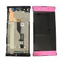 DISPLAY CON TOUCH SCREEN E FRAME SONY XPERIA AX1 PLUS G3412 COLORE ROSA