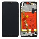 DISPLAY WITH TOUCH SCREEN AND FRAME HUAWEI P20 LITE COLOR BLACK SERVICE PACK