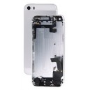 COVER POSTERIORE COMPLETO APPLE IPHONE 5S SILVER