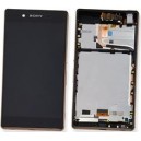 DISPLAY WITH TOUCH SCREEN AND FRAME SONY XPERIA Z3 PLUS E6553 COPPER