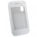 CUSTODIA IN SILICONE SAMSUNG S5230 BIANCA