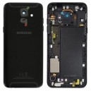 REAR COVER SAMSUNG GALAXY A6 2018 SM-A600 BLACK ORIGINAL