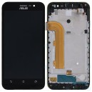 DISPLAY ASUS ZENFONE GO ZB500KL, ZB552KL BLACK WITH FRAME