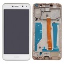 HUAWEI Y6 2017 DISPLAY WITH TOUCH SCREEN   FRAME WHITE GOLD COLOR