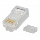 CV-LAN-028 PLUG DI RETE RJ45 8P8C UTP CAT.5e, CONFEZIONE DA 100 PEZZI