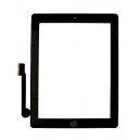 TOUCH SCREEN APPLE IPAD 4 MODEL N: A 14 BLACK WITH HOME BOTTON AND ADHESIVE COMPATIBLE