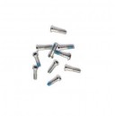 SCREWS FOR PLUG IN CONNECTOR APPLE iPHONE 6S, 6S PLUS, SILVER COLOR - KIT 10 PCS    