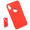 COVER PROTEZIONE SOFT CASE APPLE IPHONE Xs MAX ROSSO