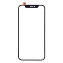 FRONT GLASS FOR IPHONE XR BLACK   ADHESIVE OCA