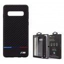 COVER PROTEZIONE BMW BMHCS10PPUCARTCBK PER SAMSUNG GALAXY S10 SM-G973 CARBON TRICOLOR