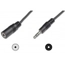 CAVO AUDIO PROLUNGA STEREO JACK 3,5 M/F 2,5MT