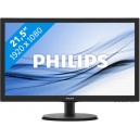 MONITOR PHILIPS LED 21.5' 200CD/M 600:1 VGA HDMI VESA 223V5LHSB2