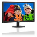 MONITOR PHILIPS LED 23,6' 243V5QHABA FULL HD VGA DVI HDMI MM BK