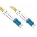 CAVO FIBRA OTTICA 3MT CONNETTORI LC-LC 50125M OM3 MULTIMIMODALE BLUE