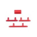 SET 4 EXTENSION BUTTONS APPLE IPHONE 12 RED