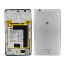 HUAWEI MEDIA PAD M3 (8.4) SILVER BATTERY COVER WITH BATTERY   VIBRAZIONE   TASTI ORIGINAL