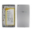 HUAWEI MEDIA PAD M3 LITE 8 BATTERY COVER WITH BATTERY   TASTI LATERALI   VETRINO   VIBRAZIONE GREY ORIGINALE