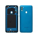 BATTERY COVER WITH SIDE KEYS   CAMERA SLIDE SAMSUNG GALAXY M11 SM-M115 BLUE ORIGINALE