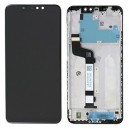 DISPLAY XIAOMI WITH FRAME REDMI NOTE 6 PRO BLACK ORIGINAL