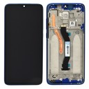 DISPLAY WITH FRAME XIAOMI REDMI NOTE 8 PRO BLUE ORIGINAL