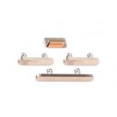 SET 4 EXTENSION BUTTONS APPLE IPHONE 12 PRO GOLD