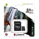 MEMORIA 64GB KINGSTON MICRO SDCS2