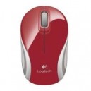 MOUSE WIRELESS LOGITECH M187 USB ROSSO