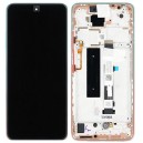 LCD XIAOMI  MI 10T LITE WITH TOUCH SCREEN   FRAME ROSE GOLD SERVICE PACK