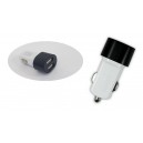 CAR CHARGER MINI USB BLACK 2X 1.A