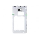 MIDDLE + VETRINO CAMERA SAMSUNG GT-I9100 GALAXY S2 ORIGINALE BIANCO