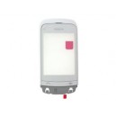 TOUCH SCREEN NOKIA C2-02 CON COVER ANTERIORE + ALTOPARLANTE + TASTI CHIAMATA ORIGINALE BIANCO